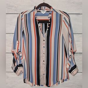 Express Multicolor Striped Blouse